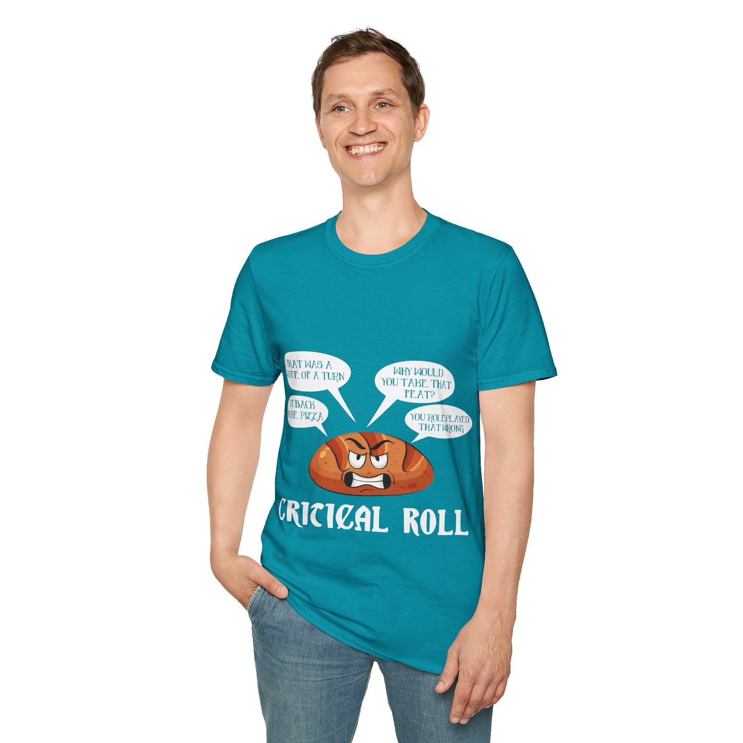 Critical Roll - Softstyle T-Shirt for Men and Women