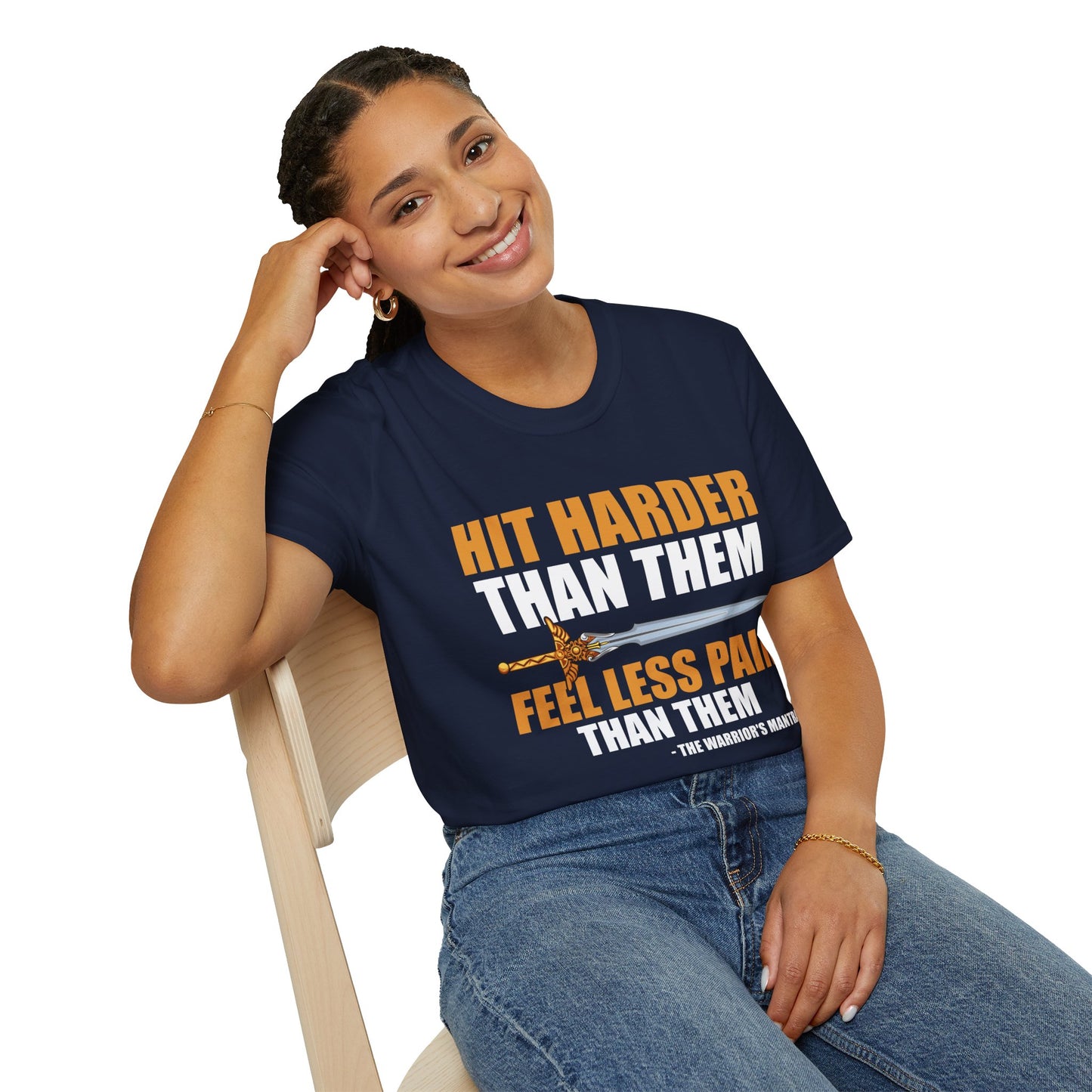 Warrior Mantra - Softstyle T-Shirt for Men and Women
