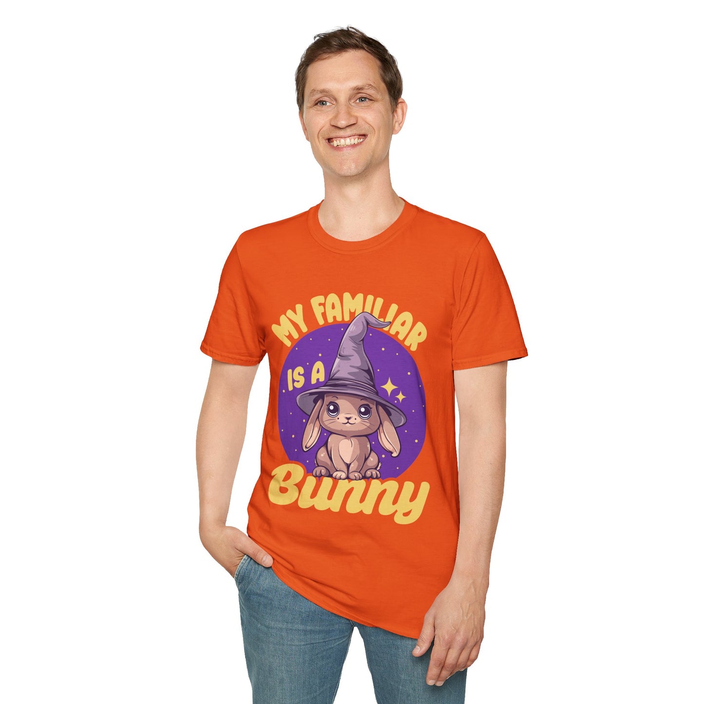 My Familiar is a Bunny - Softstyle T-Shirt for Men and Women