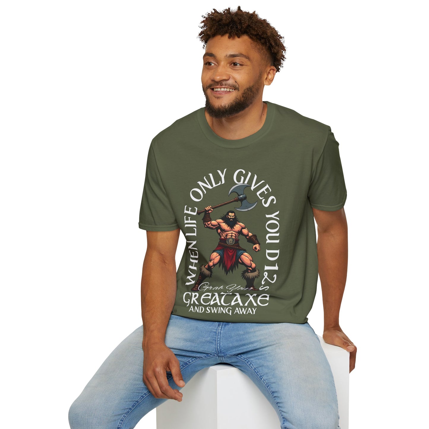 D12 Swing Away - Softstyle T-Shirt for Men and Women