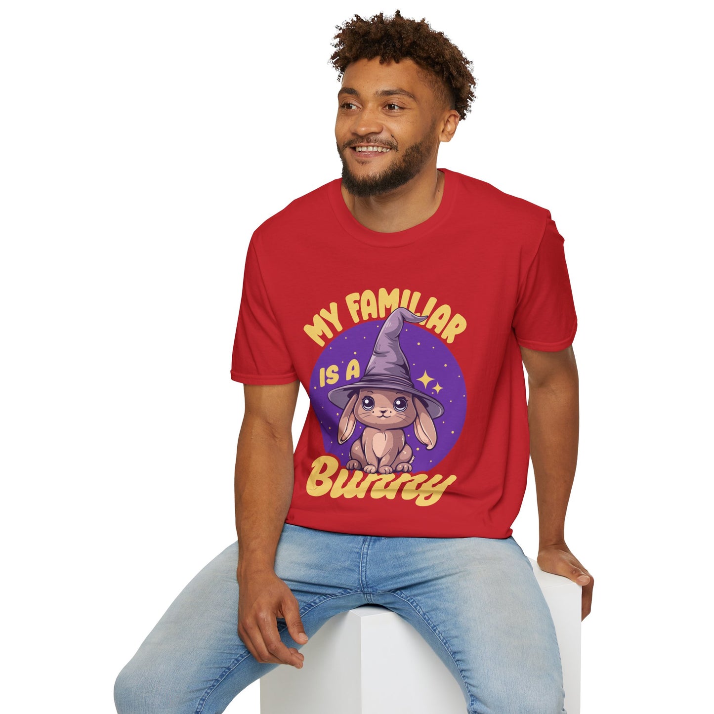 My Familiar is a Bunny - Softstyle T-Shirt for Men and Women