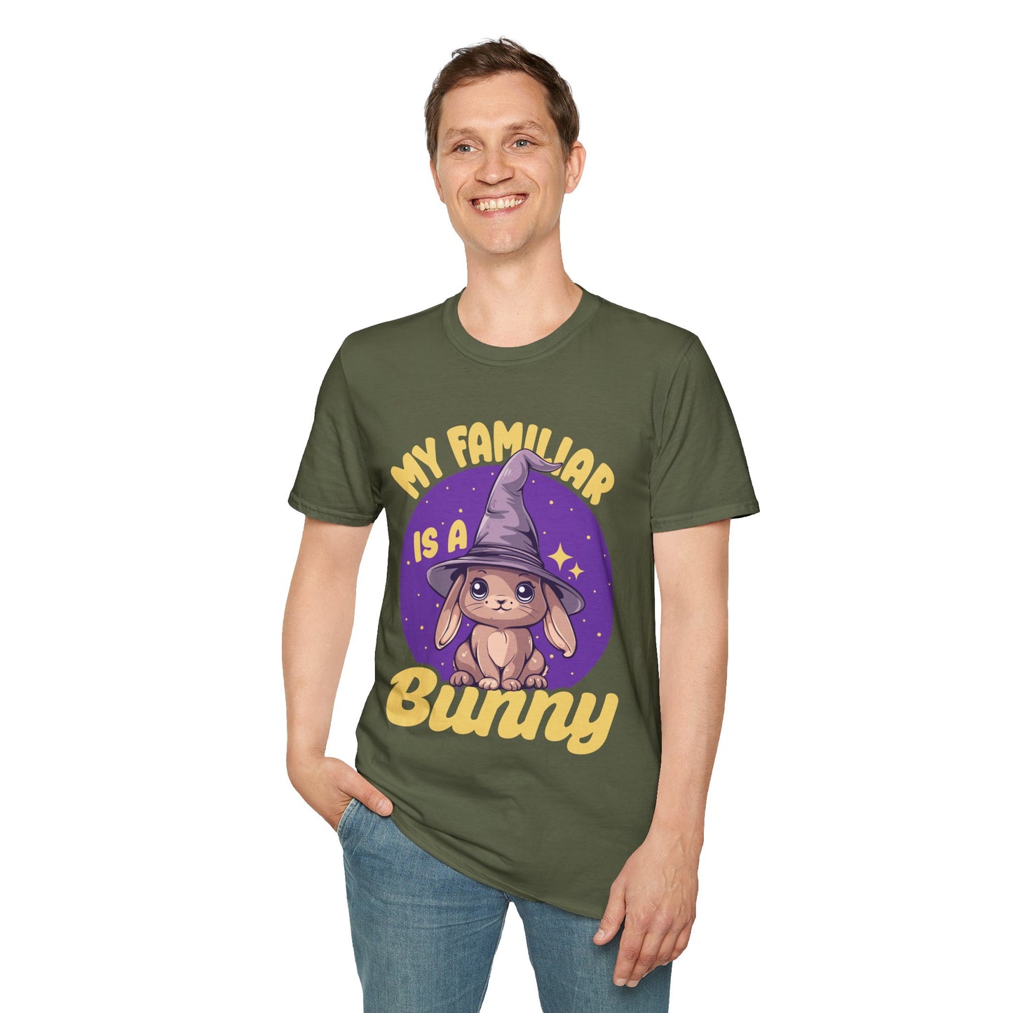 My Familiar is a Bunny - Softstyle T-Shirt for Men and Women