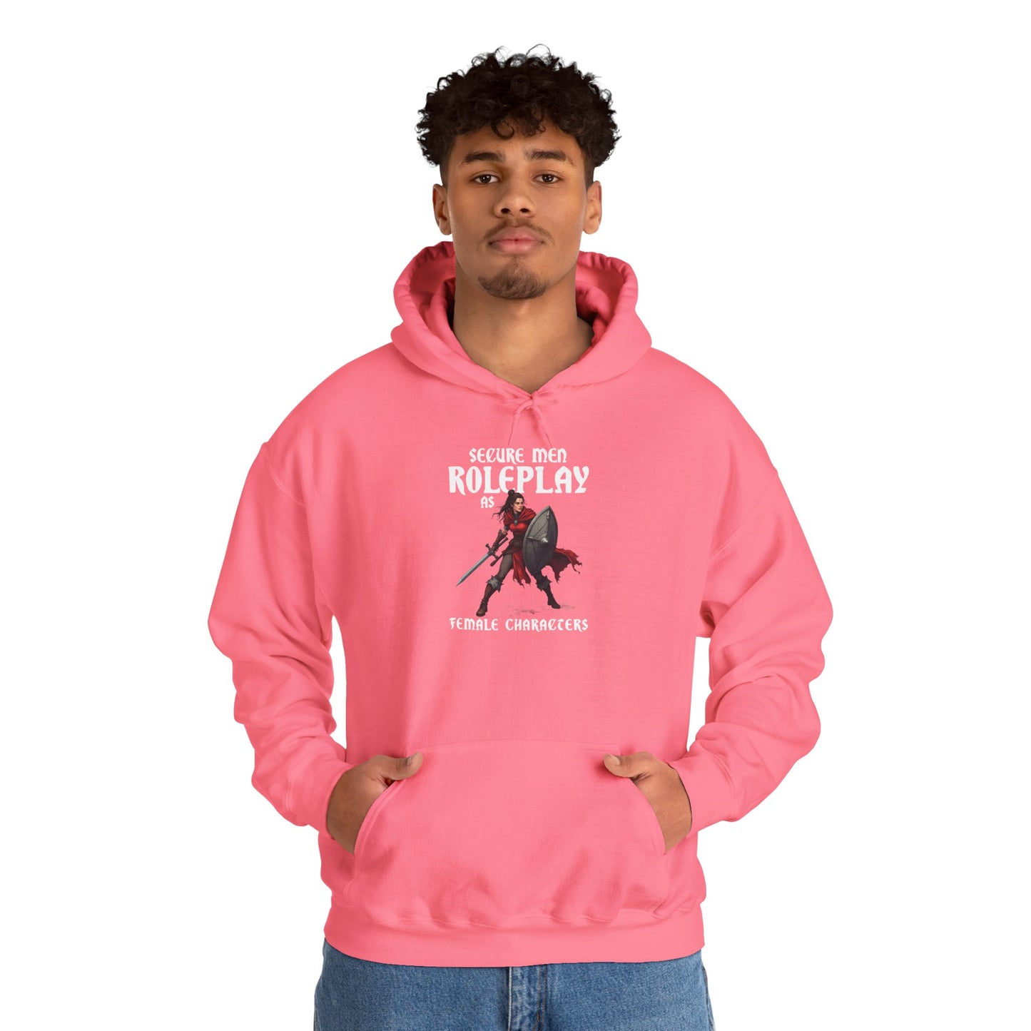 Secure Men Roleplay as Women - Heavy Blend™ Hooded Sweatshirt for Men and Women