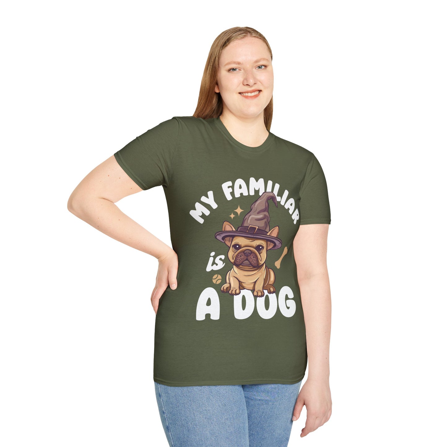 My Familiar is a Dog - Unisex Softstyle T-Shirt