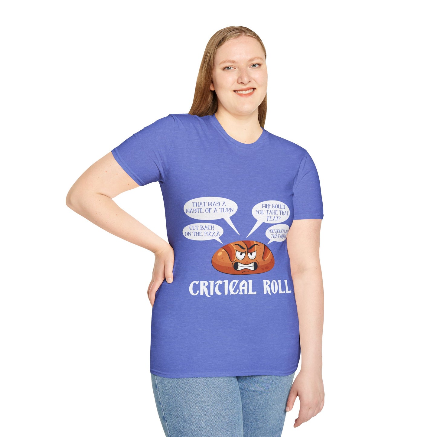 Critical Roll - Softstyle T-Shirt for Men and Women