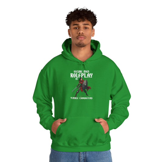 Secure Men Roleplay as Women - Heavy Blendβ’ Hooded Sweatshirt for Men and Women Printify