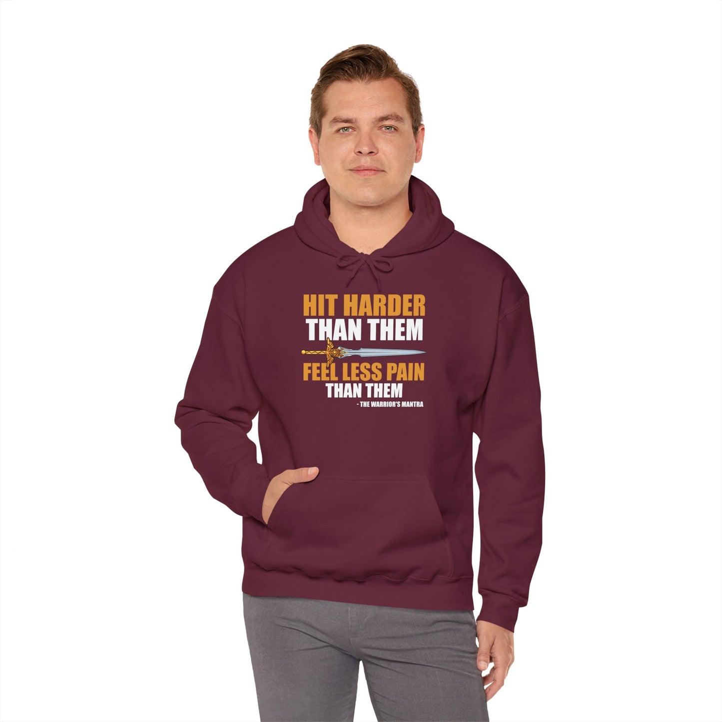 Warrior's Mantra - Heavy Blend™ Hoodie for Men and Women