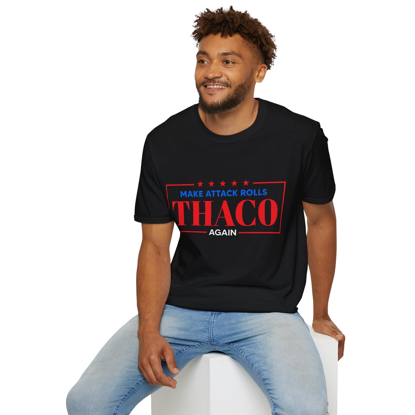 Make Attack Rolls THAC0 Again - Unisex Softstyle T-Shirt