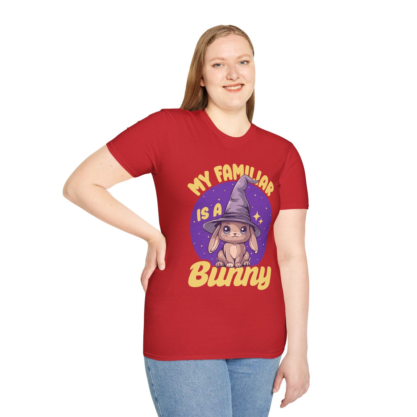 My Familiar is a Bunny - Softstyle T-Shirt for Men and Women