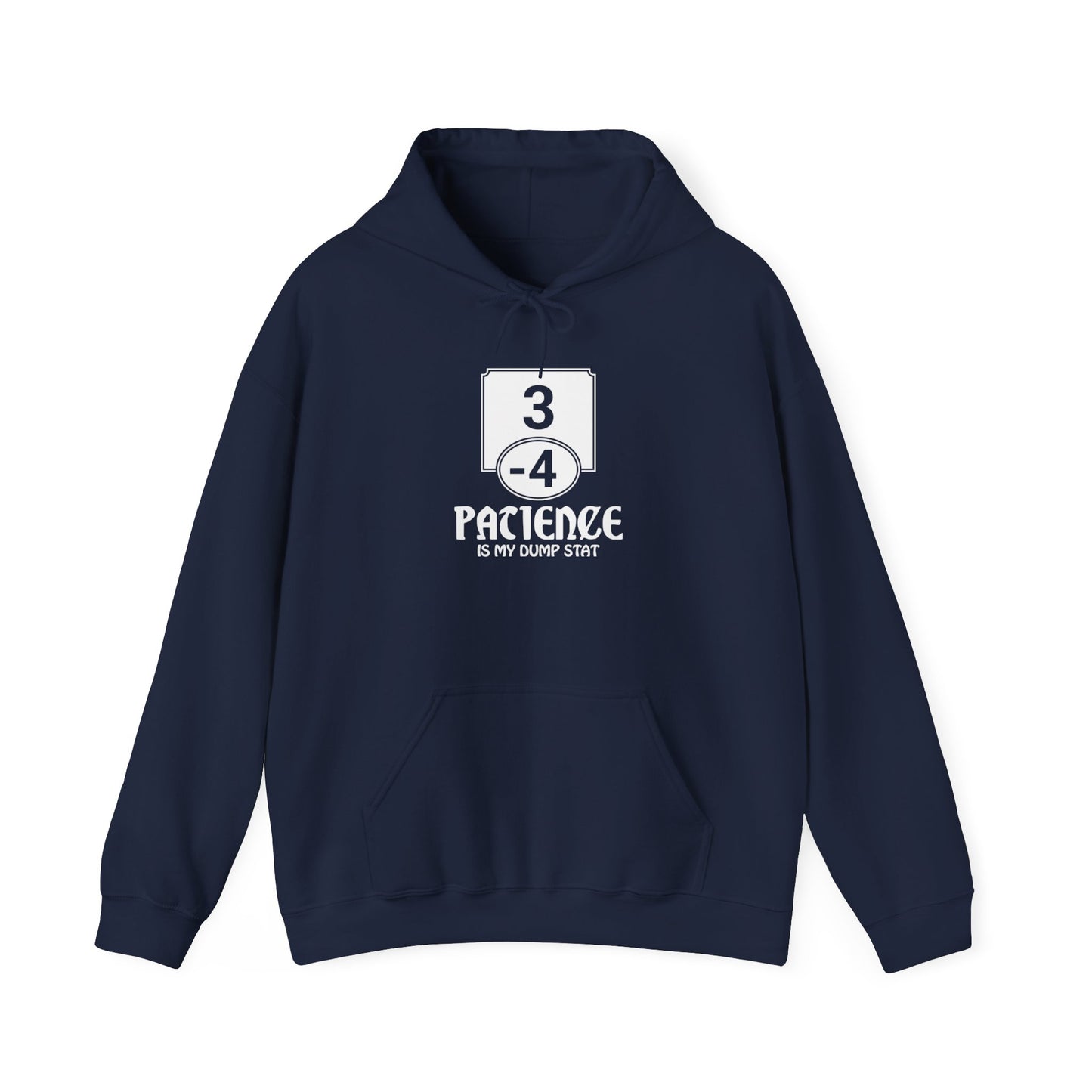 Patience is My Dump Stat - Heavy Blend™ Hoodie for Men and Women