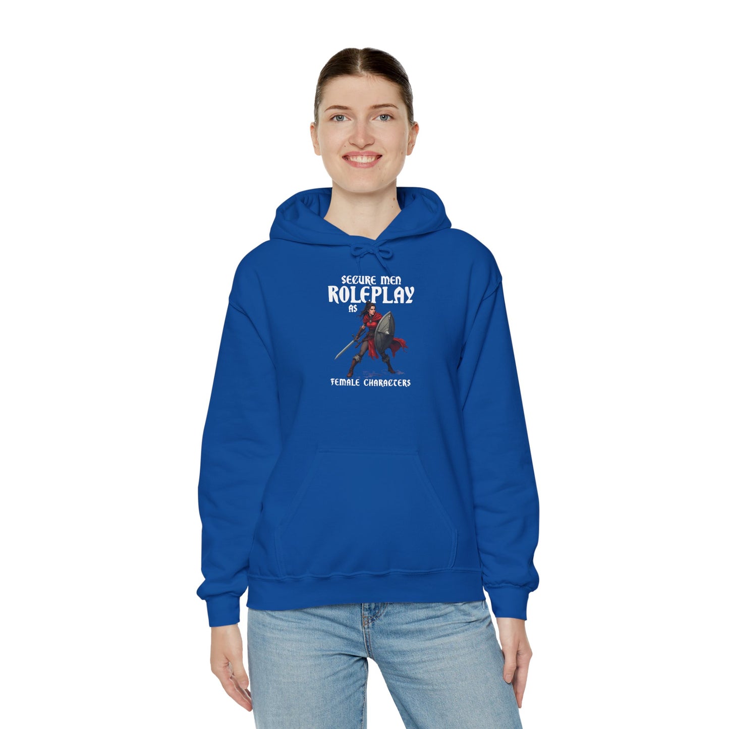 Secure Men Roleplay as Women - Heavy Blend™ Hooded Sweatshirt for Men and Women