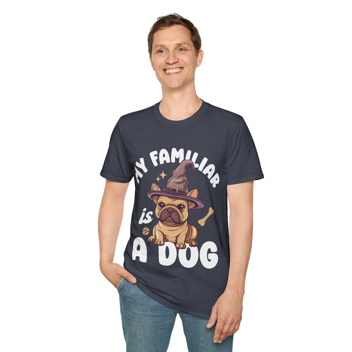 My Familiar is a Dog - Unisex Softstyle T-Shirt