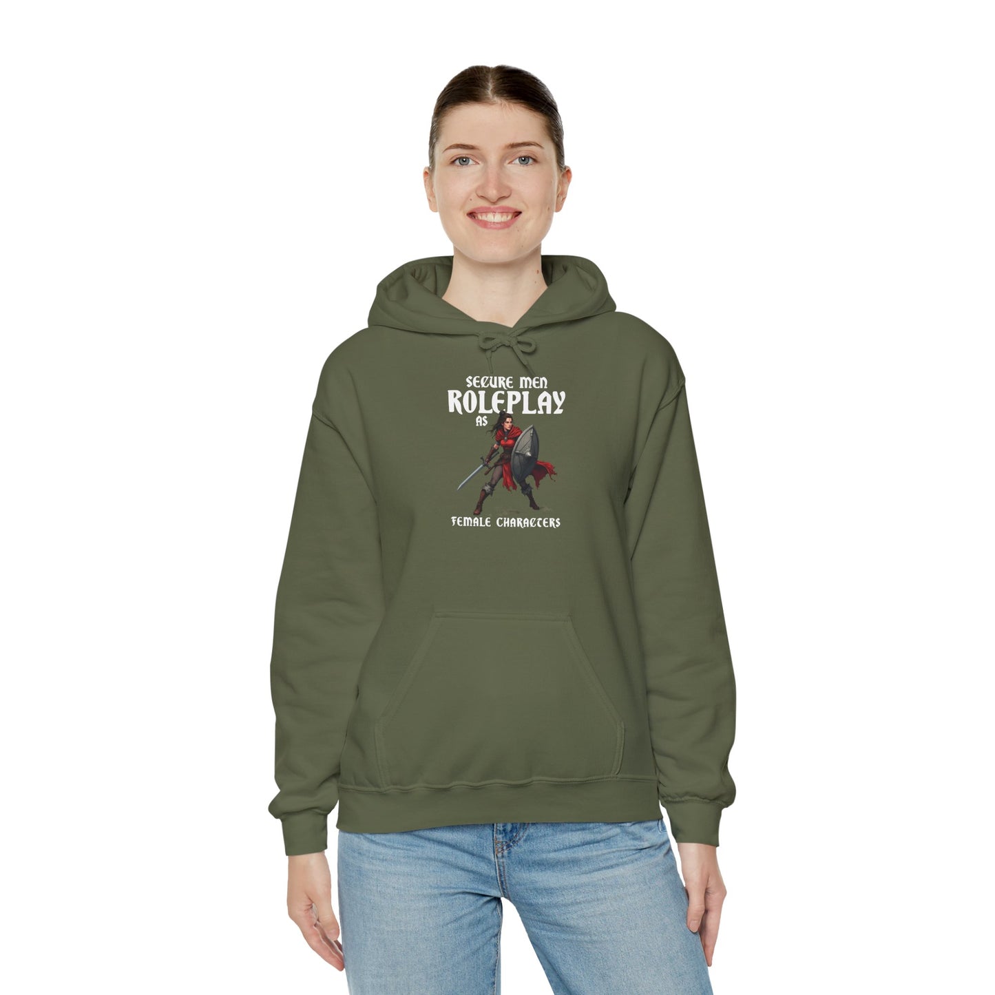 Secure Men Roleplay as Women - Heavy Blend™ Hooded Sweatshirt for Men and Women