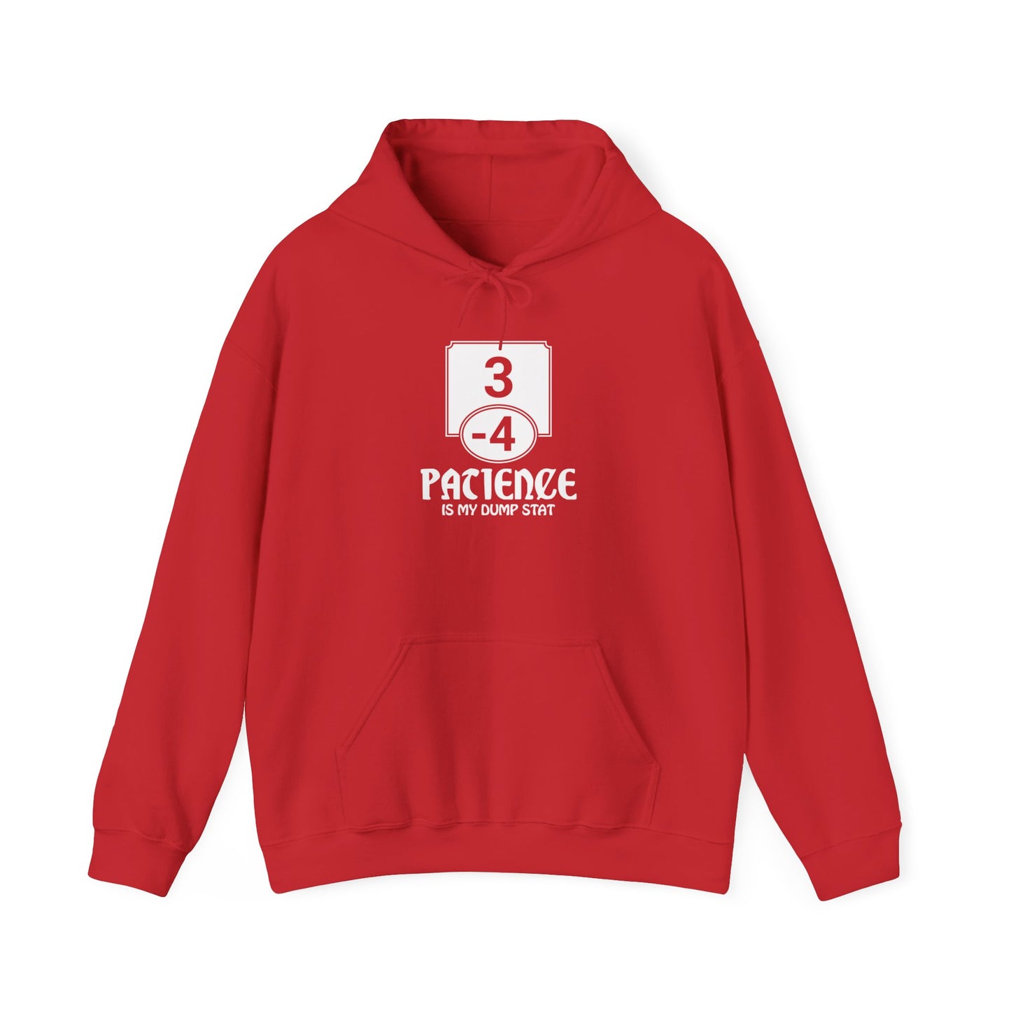 Patience is My Dump Stat - Heavy Blend™ Hoodie for Men and Women