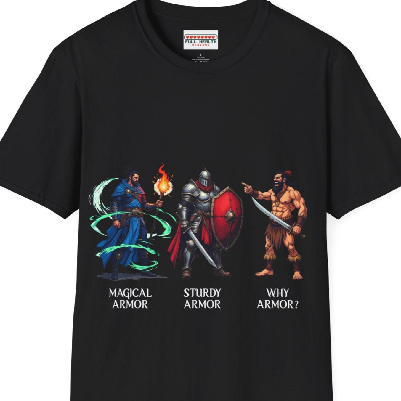 Class Armor Comparison - Softstyle T-Shirt for Men and Women