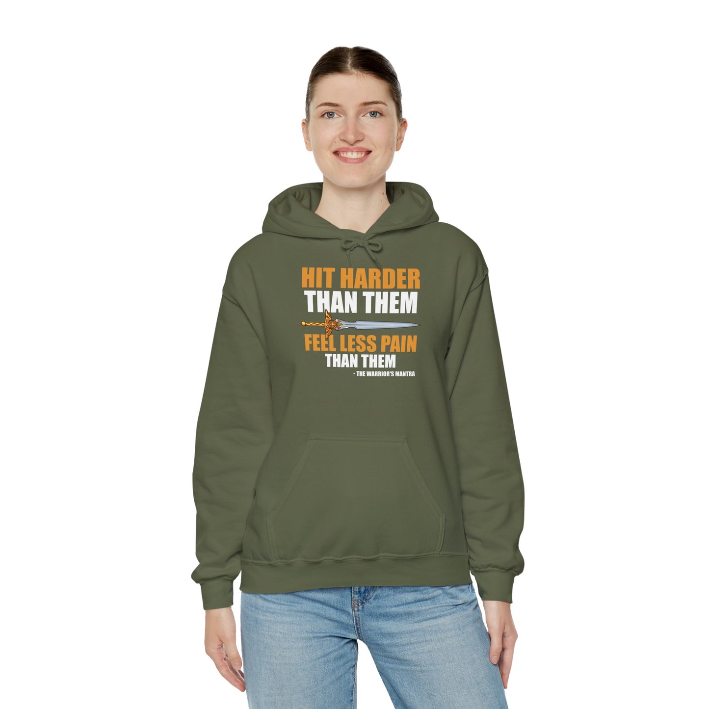 Warrior's Mantra - Heavy Blend™ Hoodie for Men and Women
