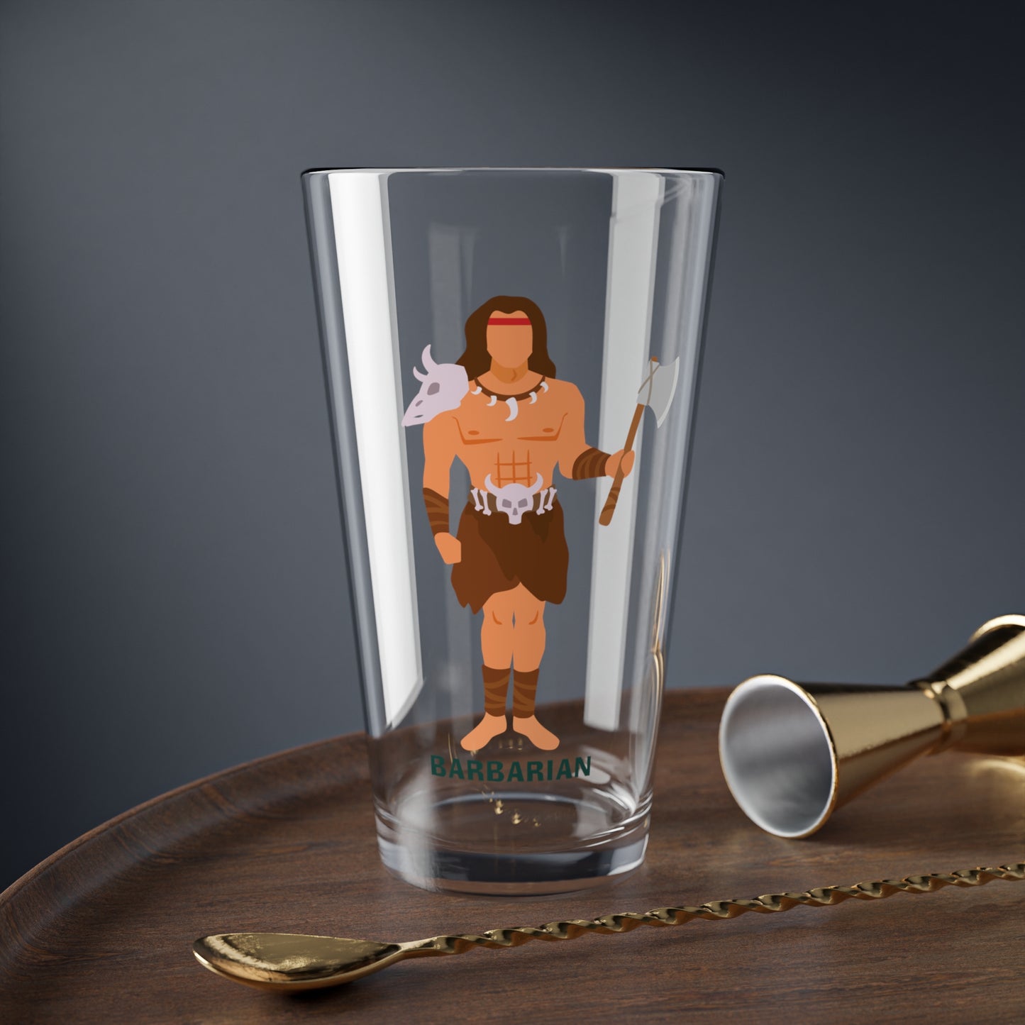 "Ragebrew Tankard" BARBARIAN Pint Glass