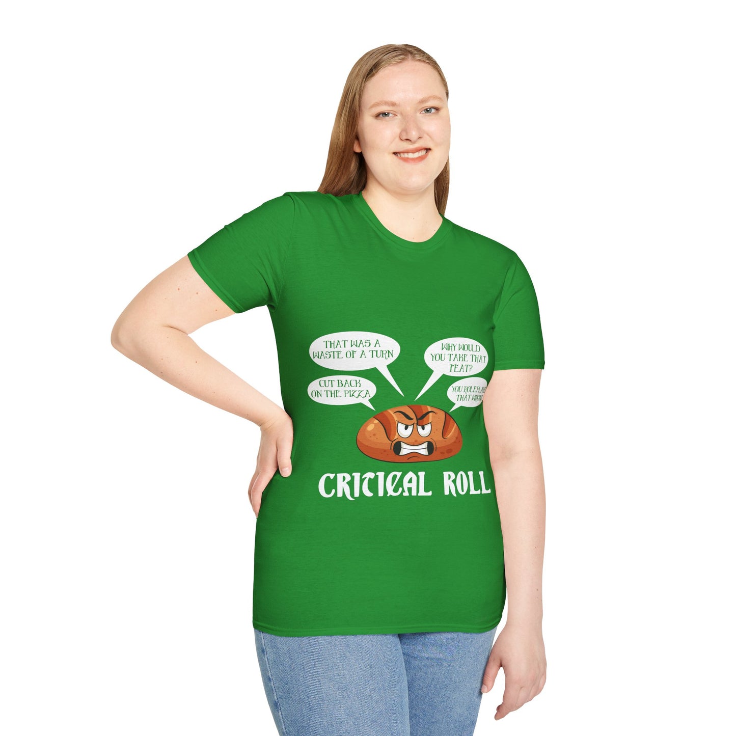 Critical Roll - Softstyle T-Shirt for Men and Women