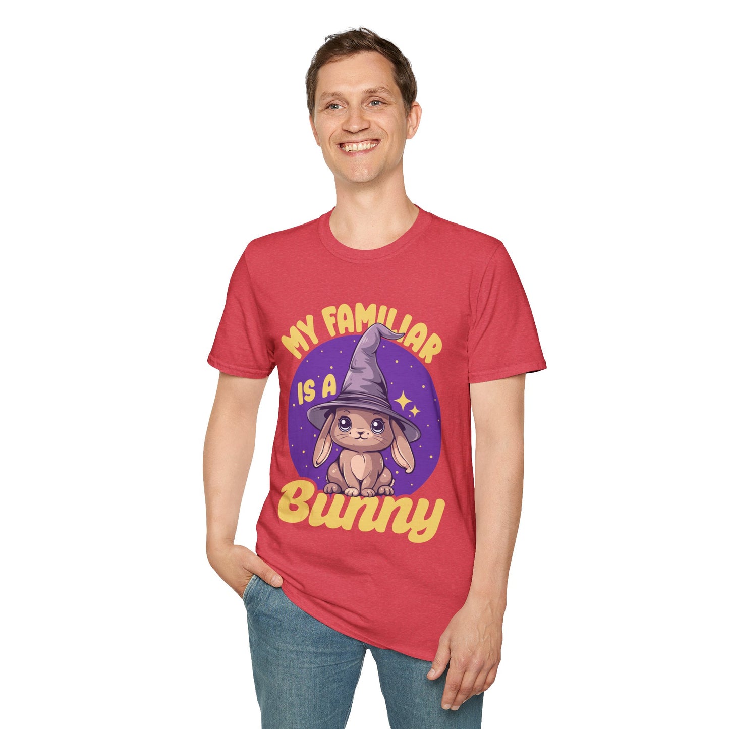 My Familiar is a Bunny - Softstyle T-Shirt for Men and Women