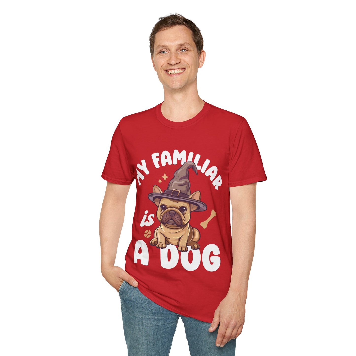 My Familiar is a Dog - Unisex Softstyle T-Shirt
