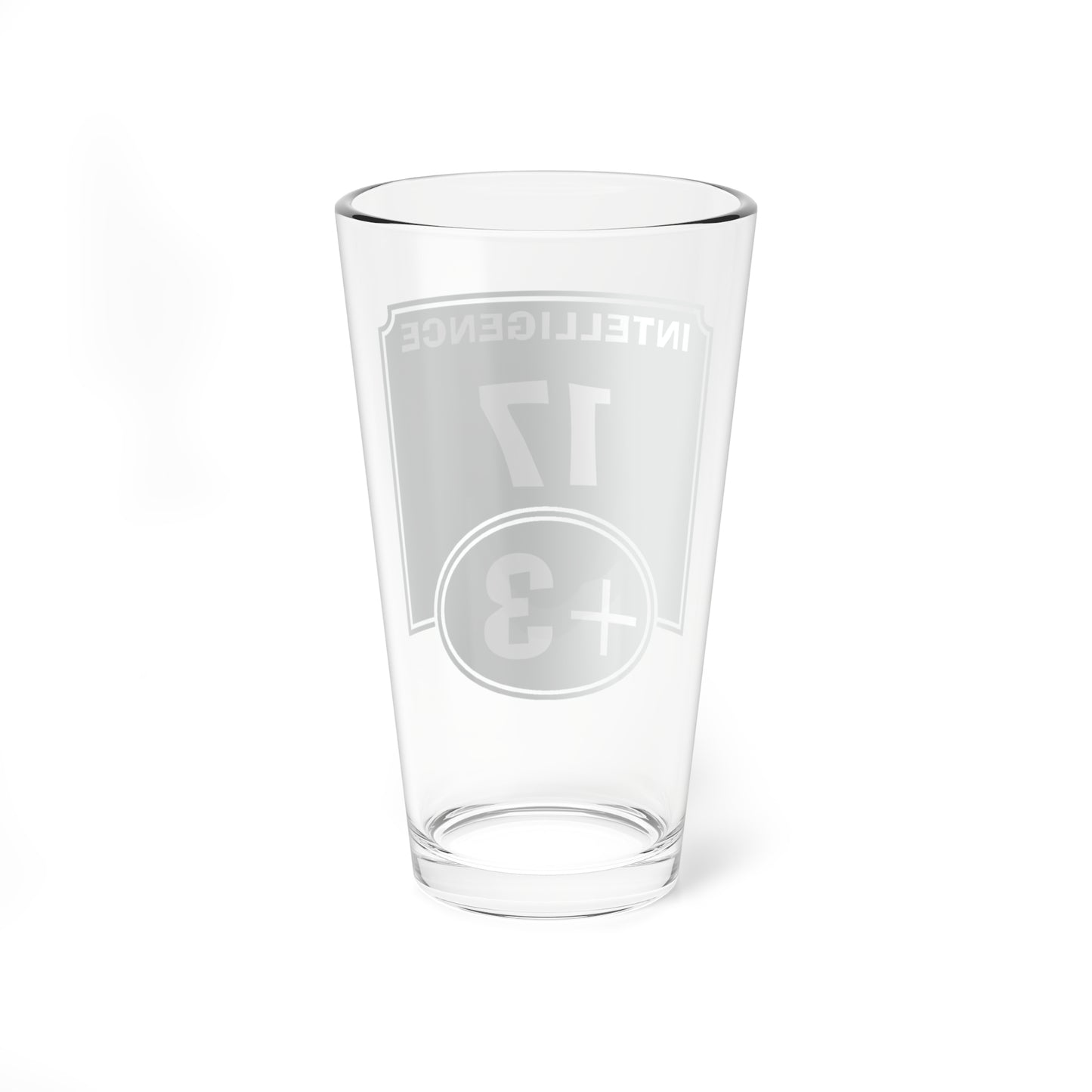 "Positive Intelligence Modifier" Pint Glass