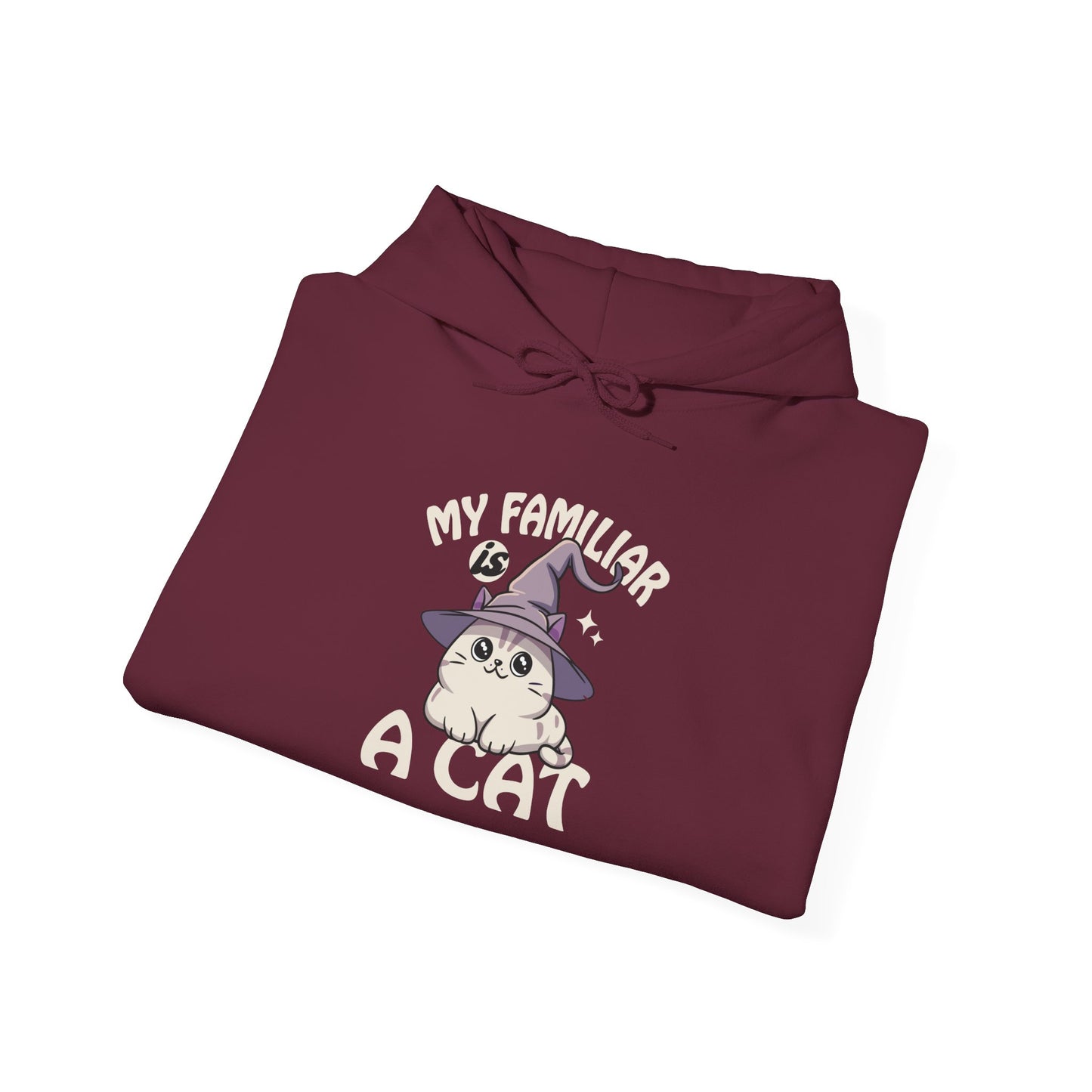 My Familiar is a Cat - Heavy Blend™ Hoodie for Men and Women