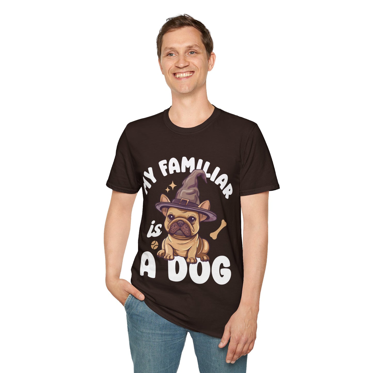 My Familiar is a Dog - Unisex Softstyle T-Shirt