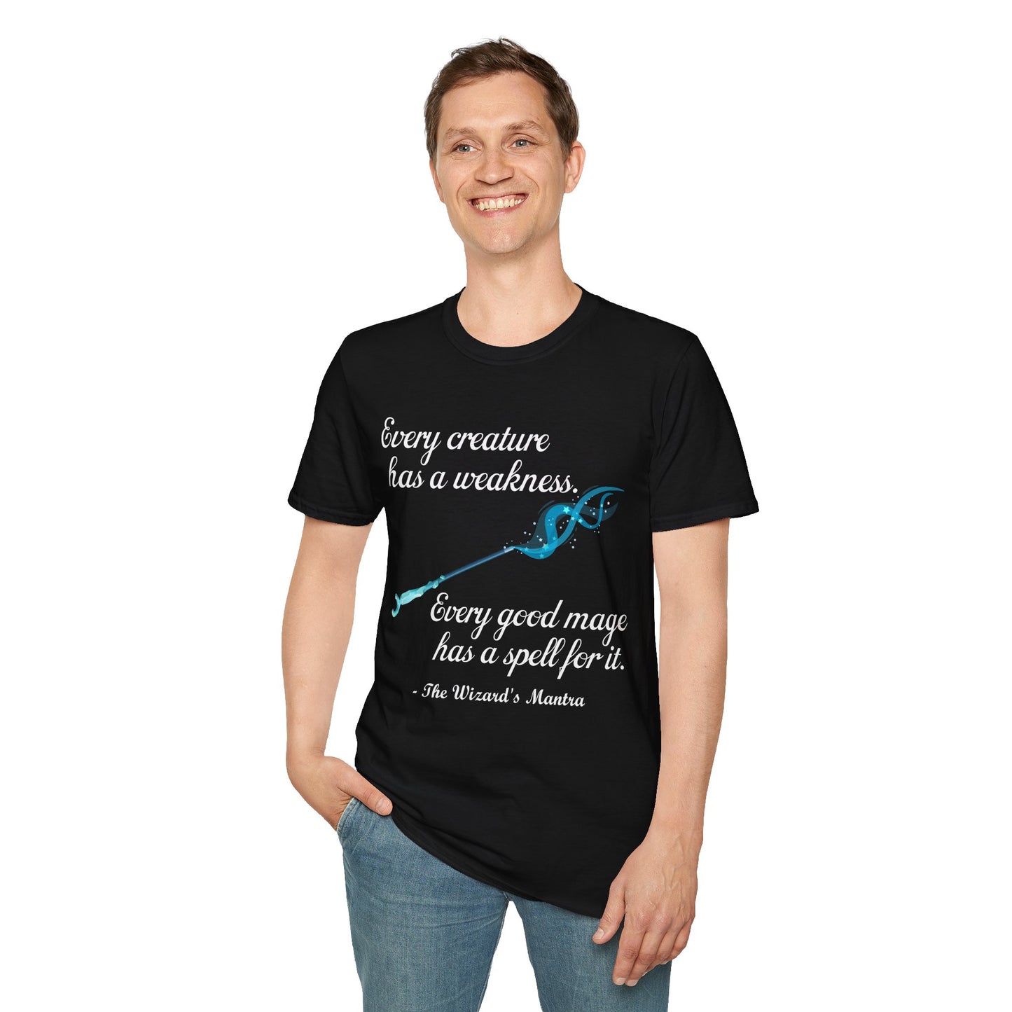 Wizard's Mantra - Softstyle T-Shirt for Men and Women