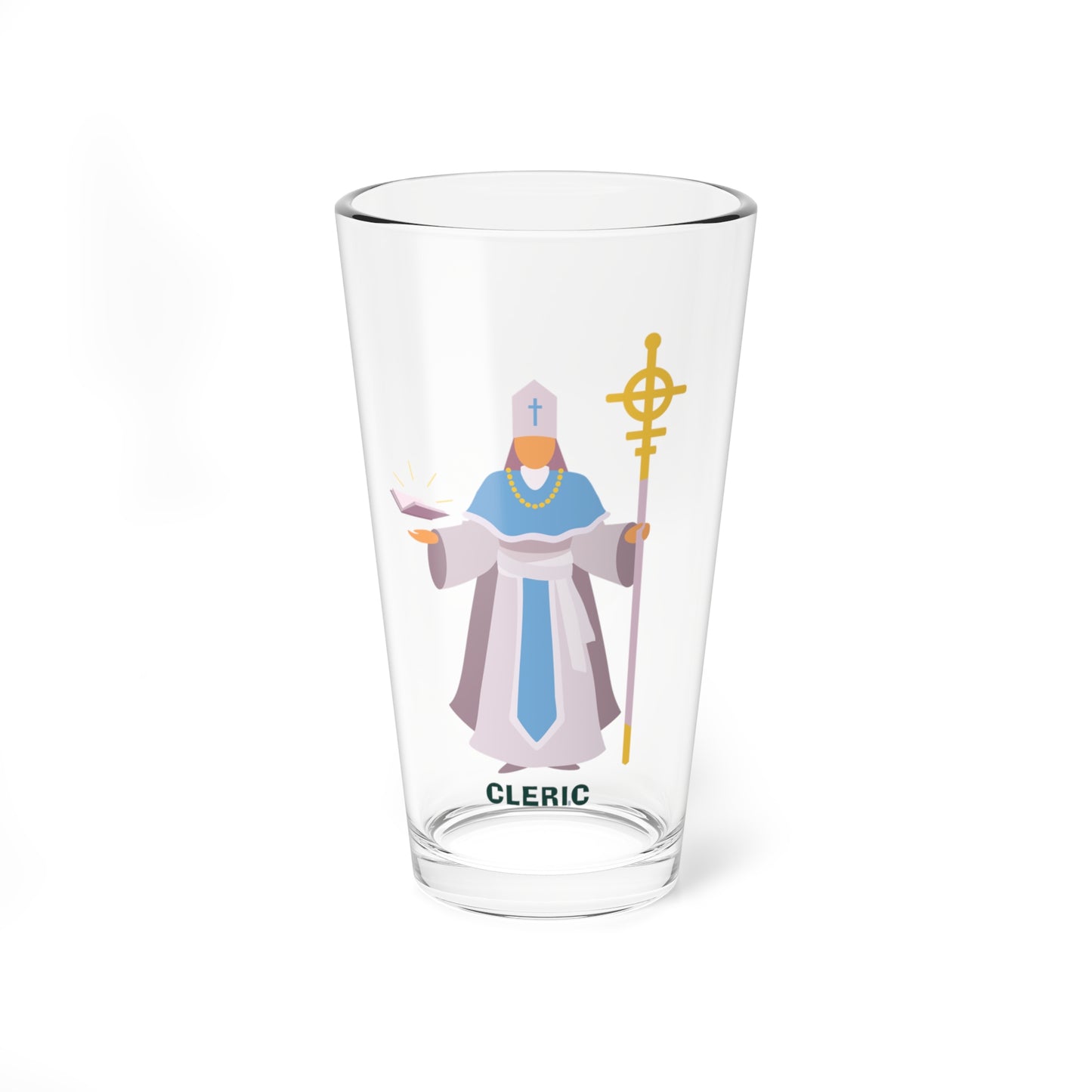 "The Divine Draft" CLERIC Pint Glass