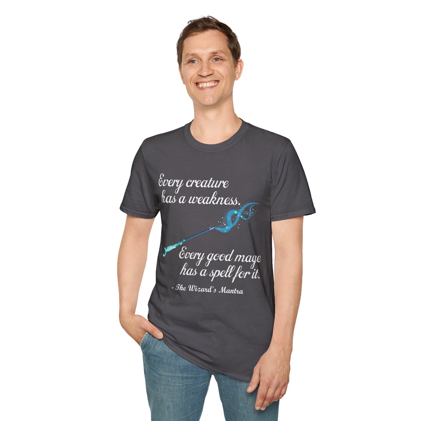 Wizard's Mantra - Softstyle T-Shirt for Men and Women