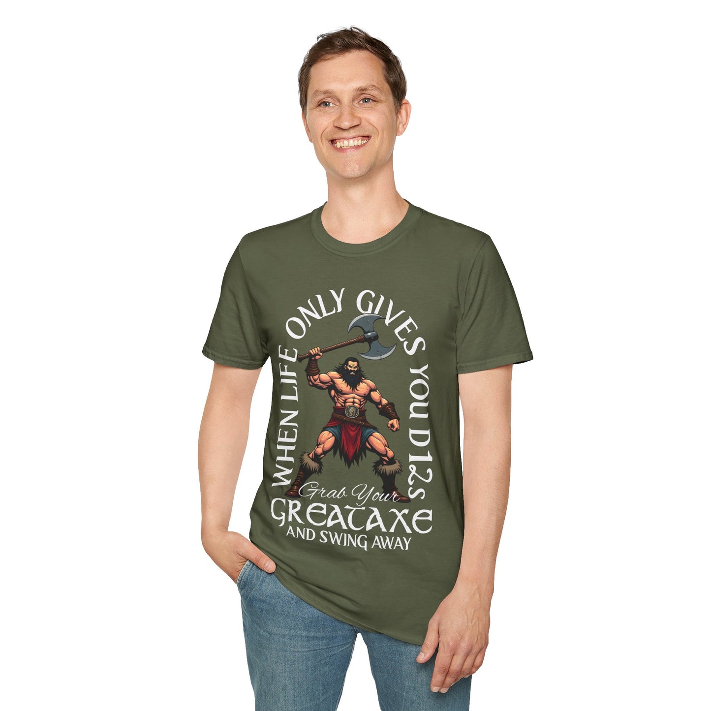 D12 Swing Away - Softstyle T-Shirt for Men and Women