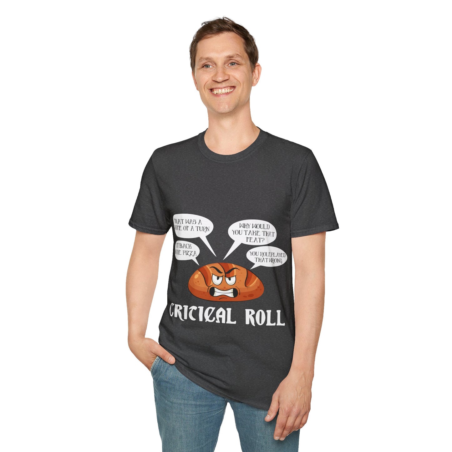 Critical Roll - Softstyle T-Shirt for Men and Women