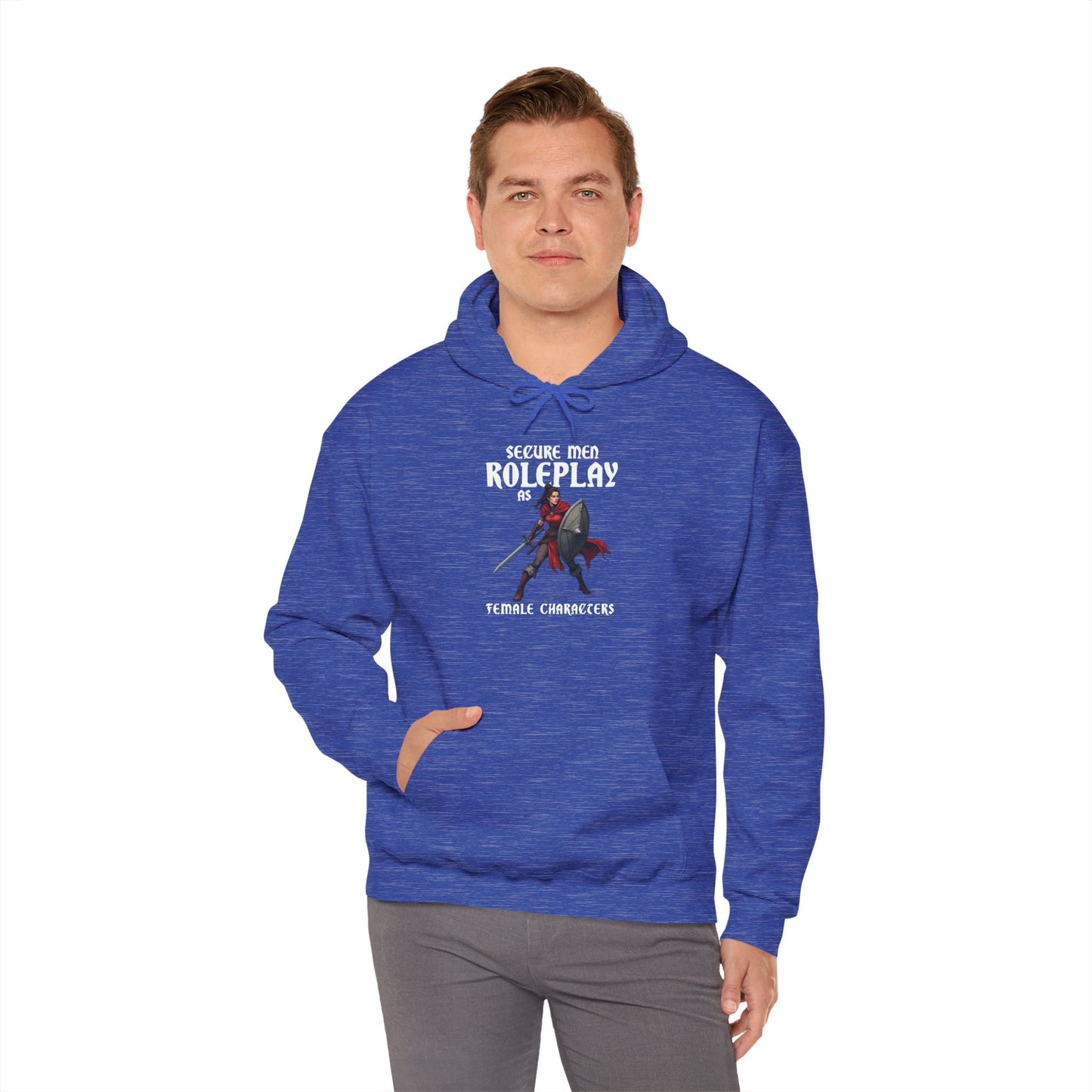 Secure Men Roleplay as Women - Heavy Blend™ Hooded Sweatshirt for Men and Women