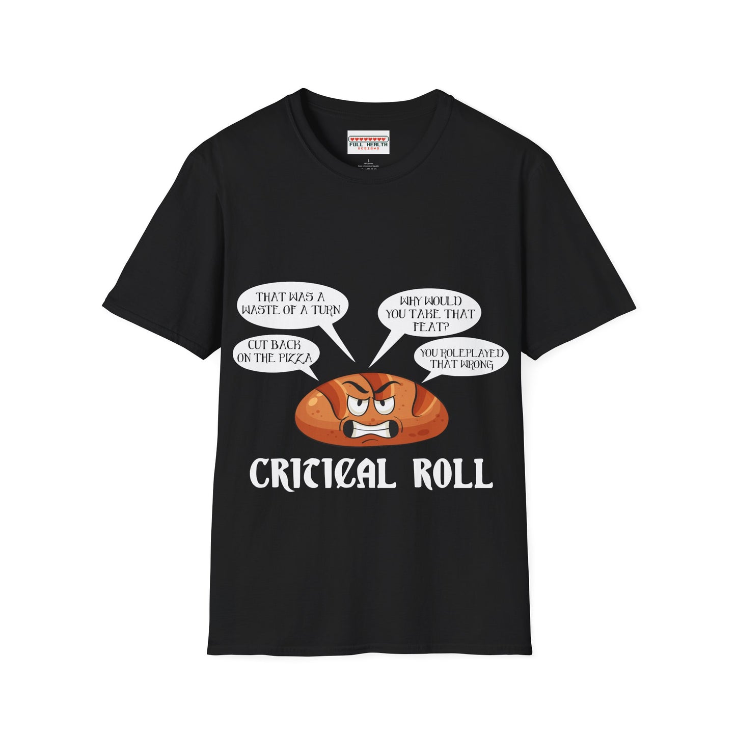 Critical Roll - Softstyle T-Shirt for Men and Women