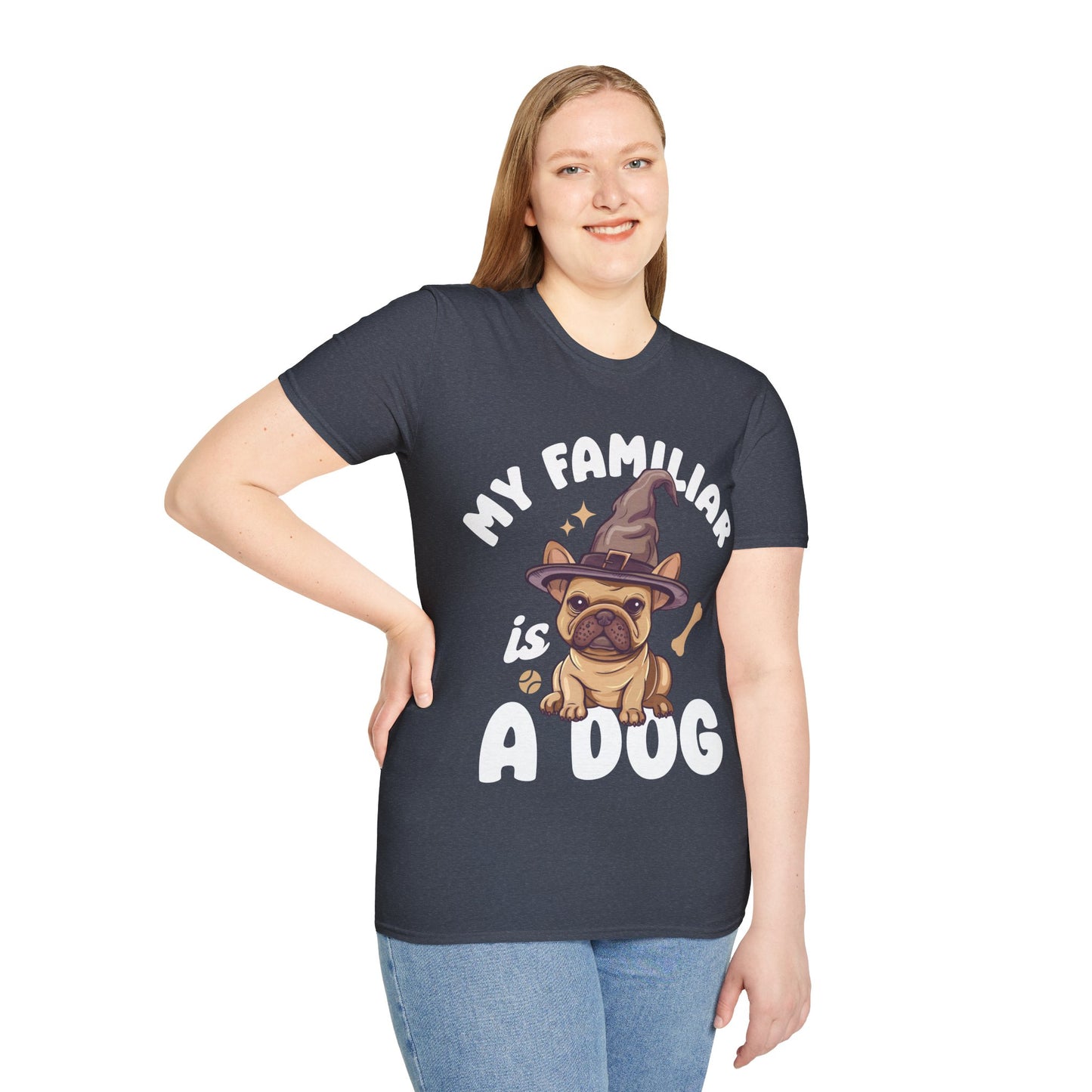 My Familiar is a Dog - Unisex Softstyle T-Shirt