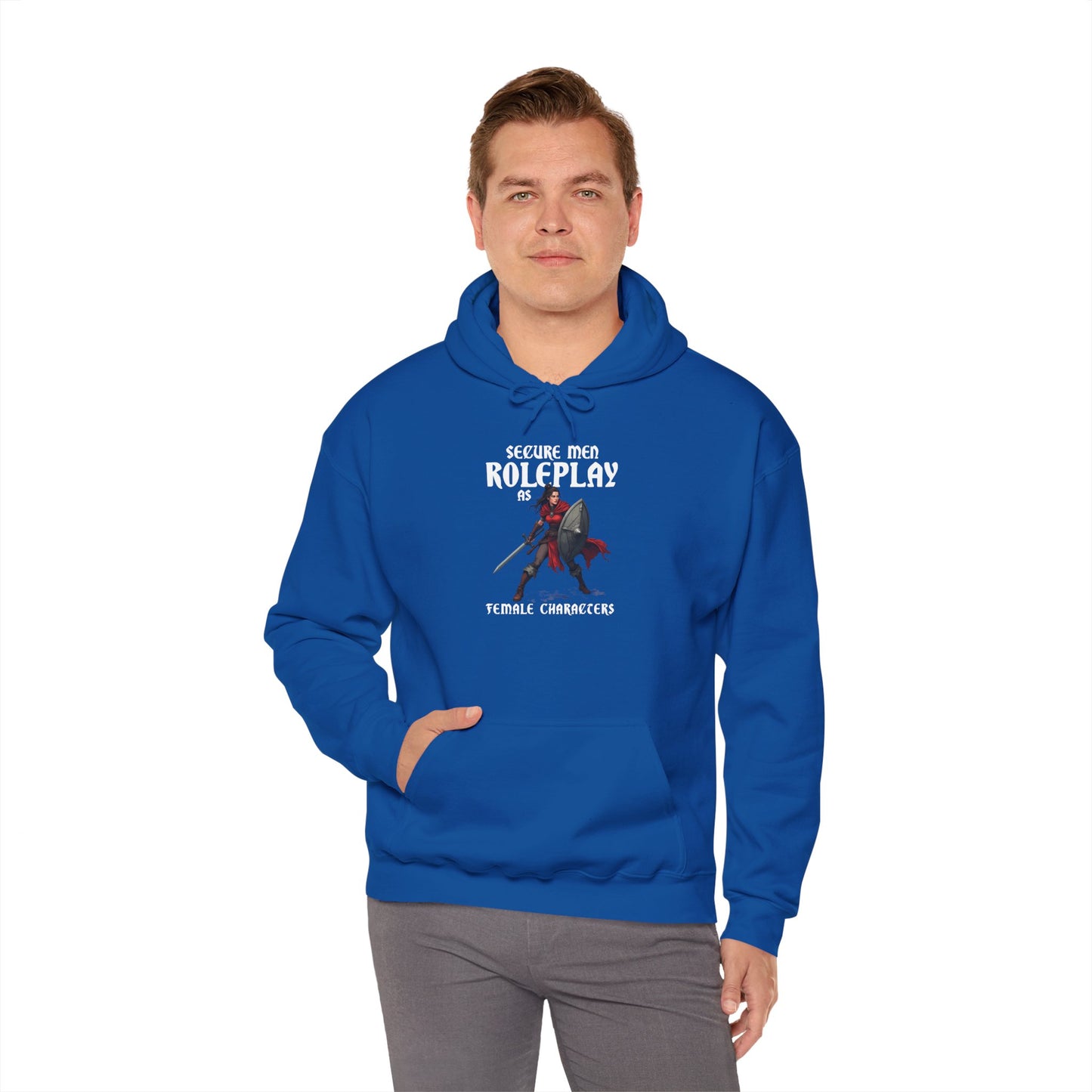 Secure Men Roleplay as Women - Heavy Blend™ Hooded Sweatshirt for Men and Women