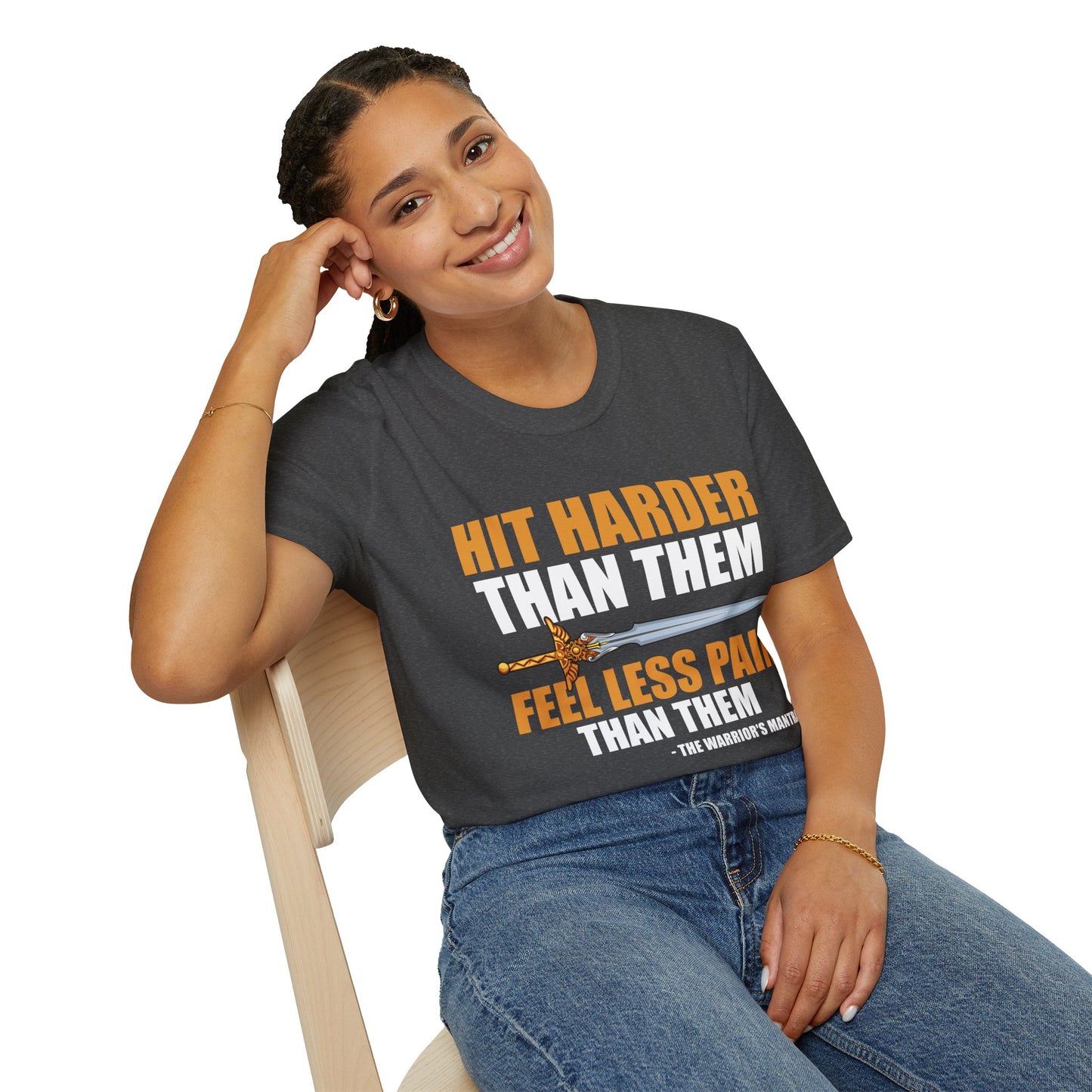 Warrior Mantra - Softstyle T-Shirt for Men and Women