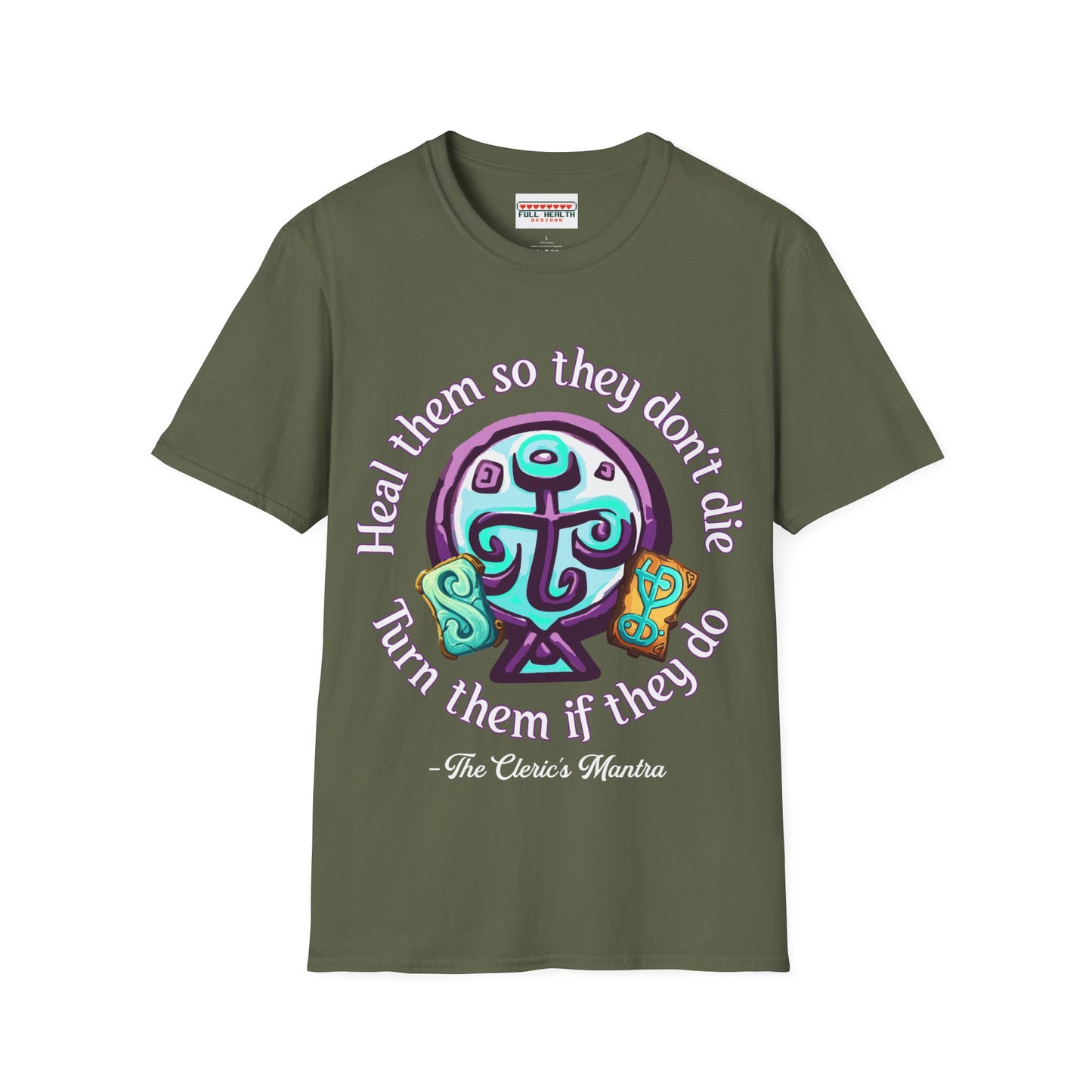 Cleric's Mantra - Softstyle T-Shirt for Men and Women
