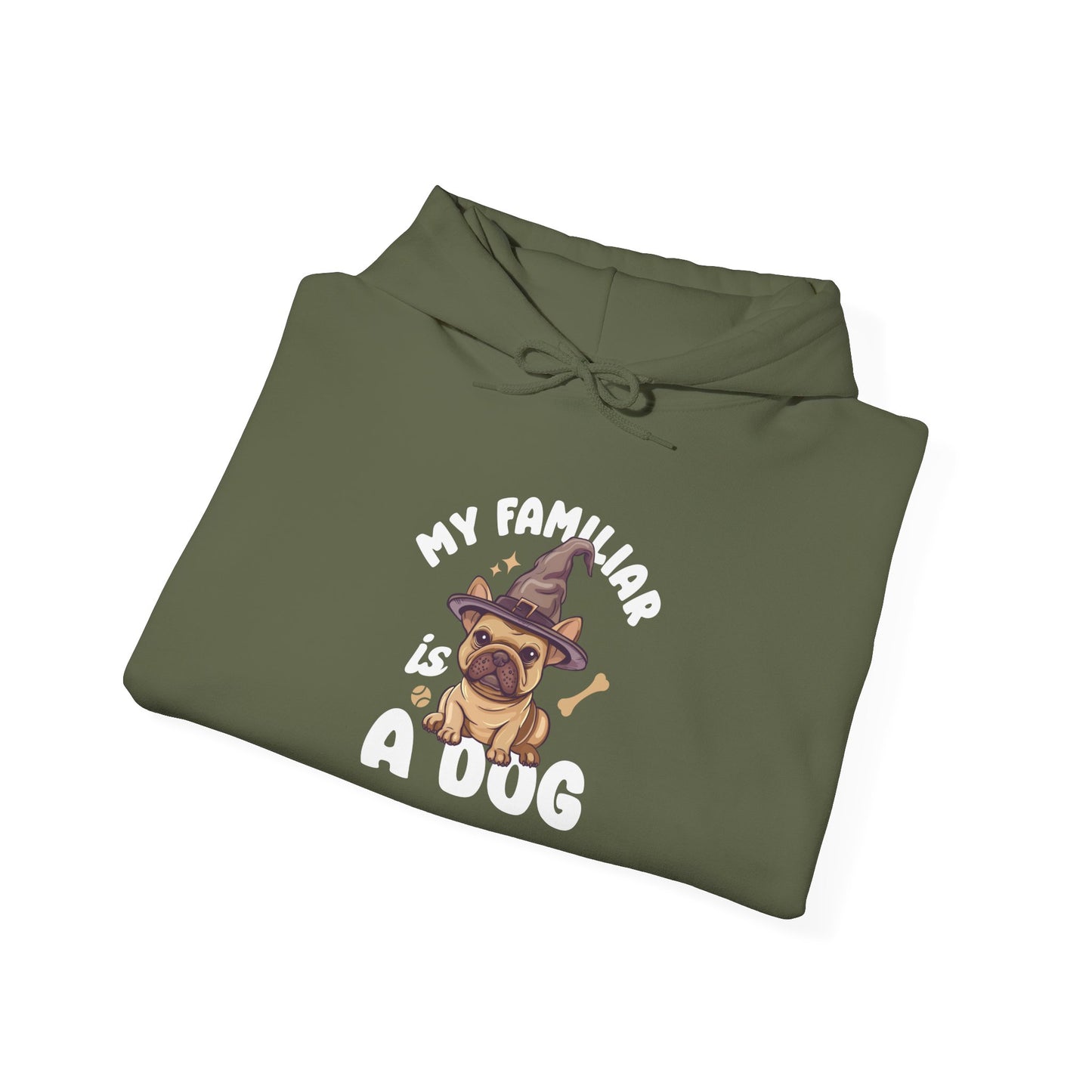 My Familiar is a Dog - Heavy Blend™ Hoodie for Men and Women