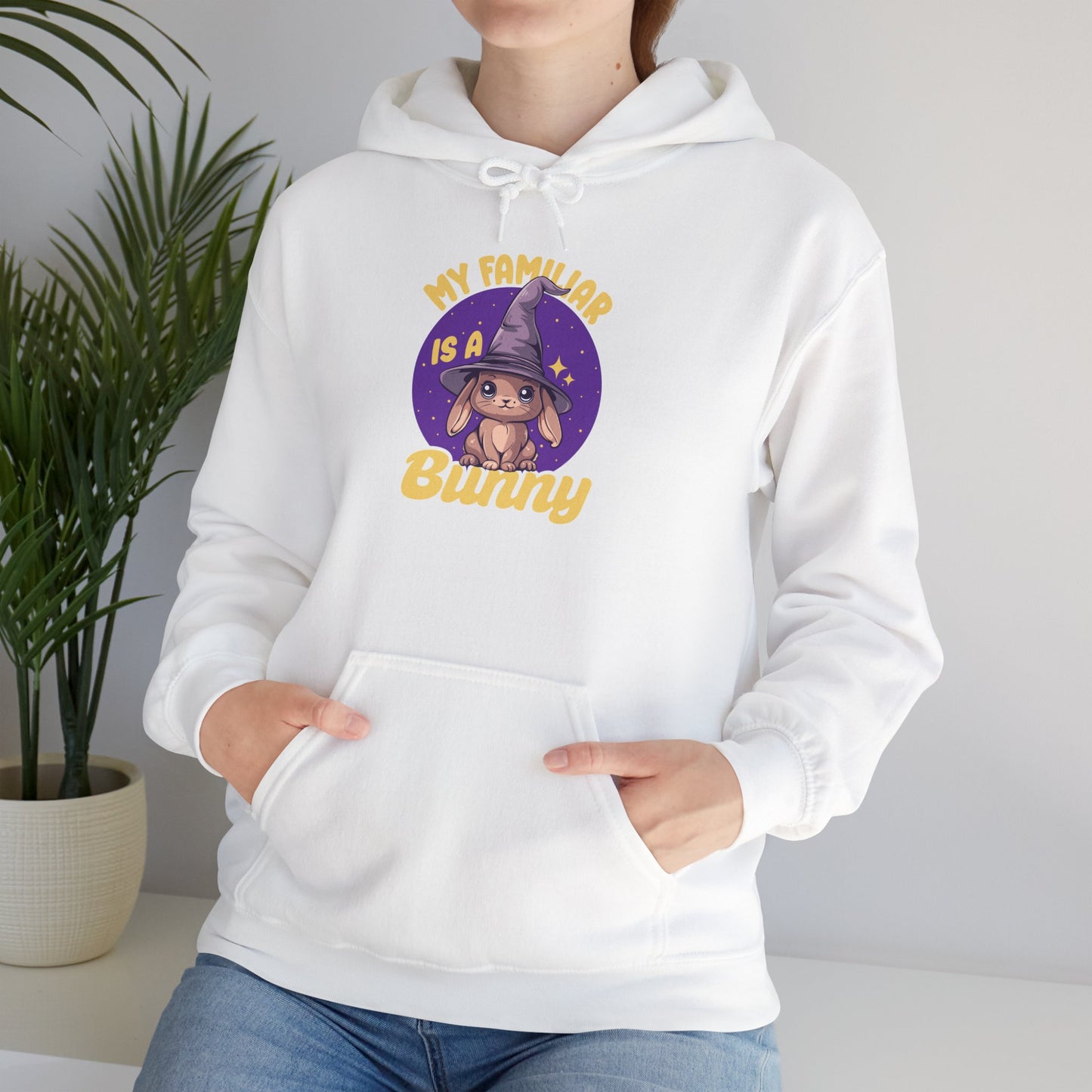 My Familiar is a Bunny - Heavy Blend™ Hoodie for Men and Women