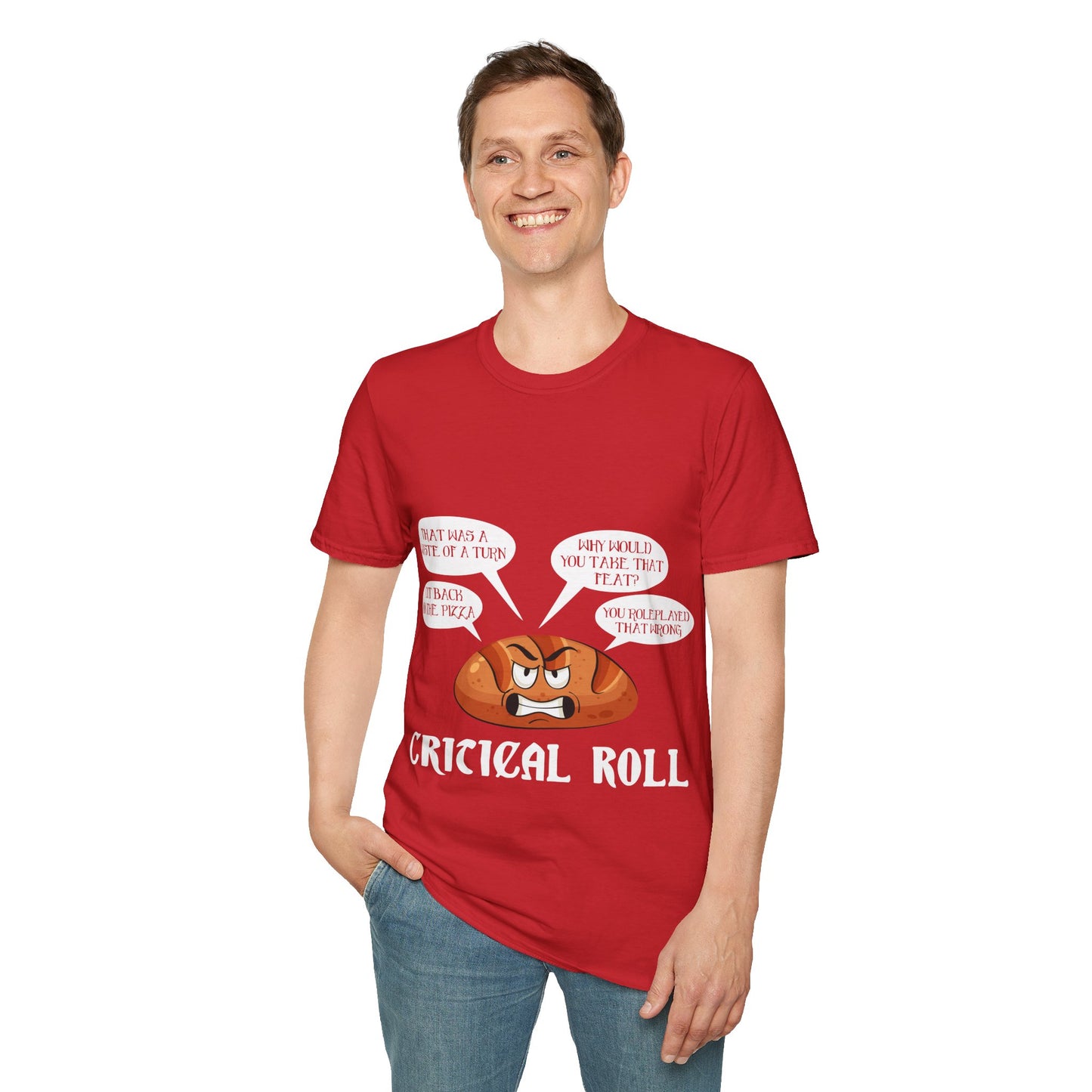 Critical Roll - Softstyle T-Shirt for Men and Women