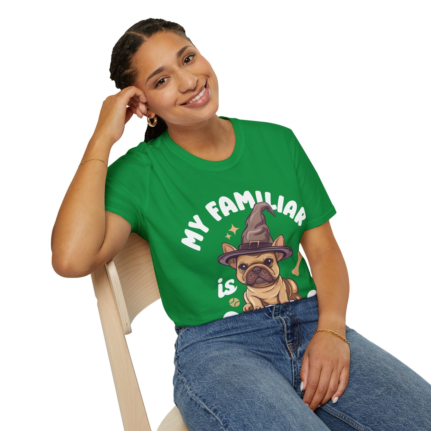 My Familiar is a Dog - Unisex Softstyle T-Shirt