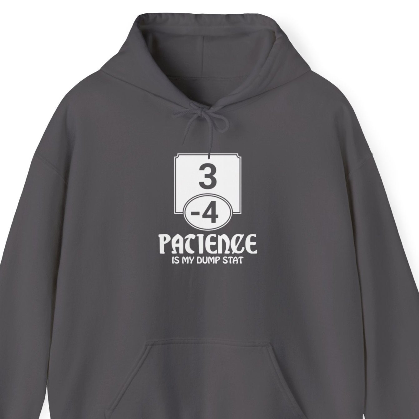 Patience is My Dump Stat - Heavy Blend™ Hoodie for Men and Women