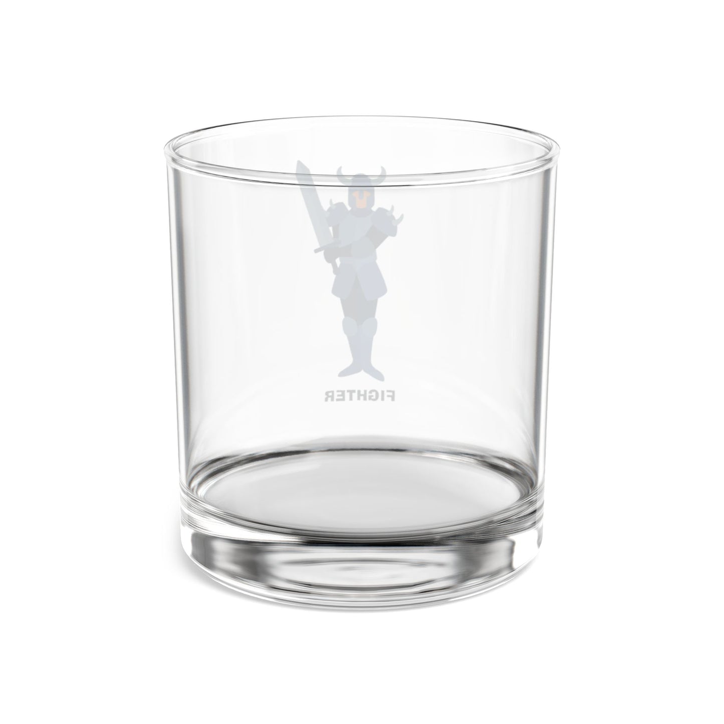"The Iron Grip Glass" FIGHTER Rocks Glass