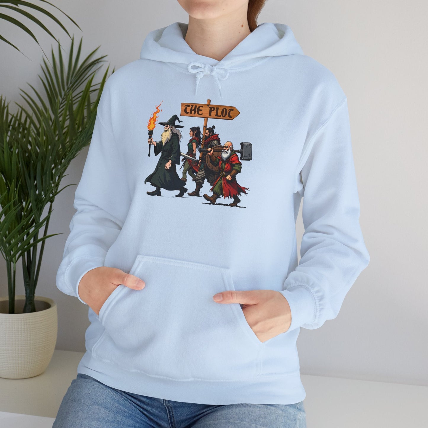 Missing the Plot - Heavy Blend™ Hooded Sweatshirt for Men and Women Printify