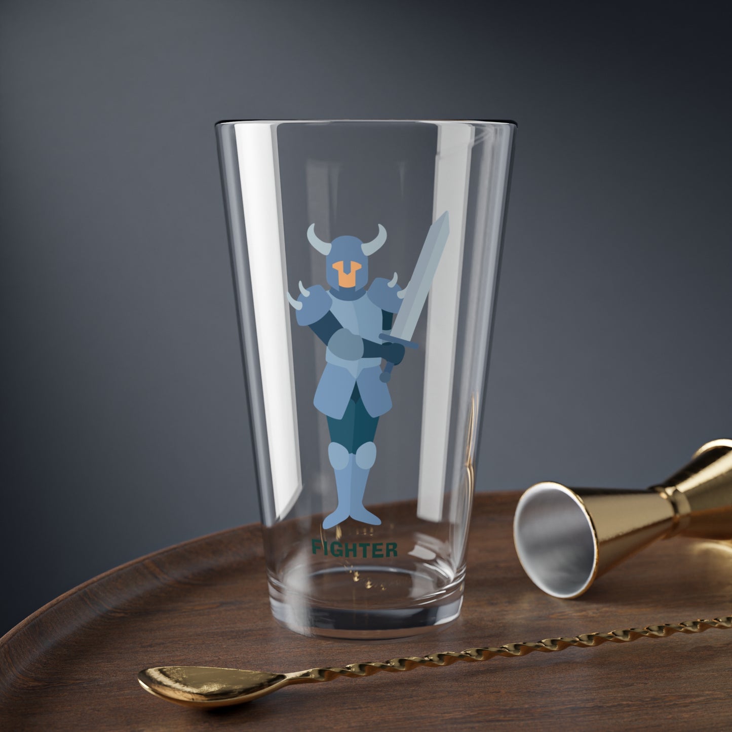 "Battle Brew Tankard" FIGHTER Pint Glass