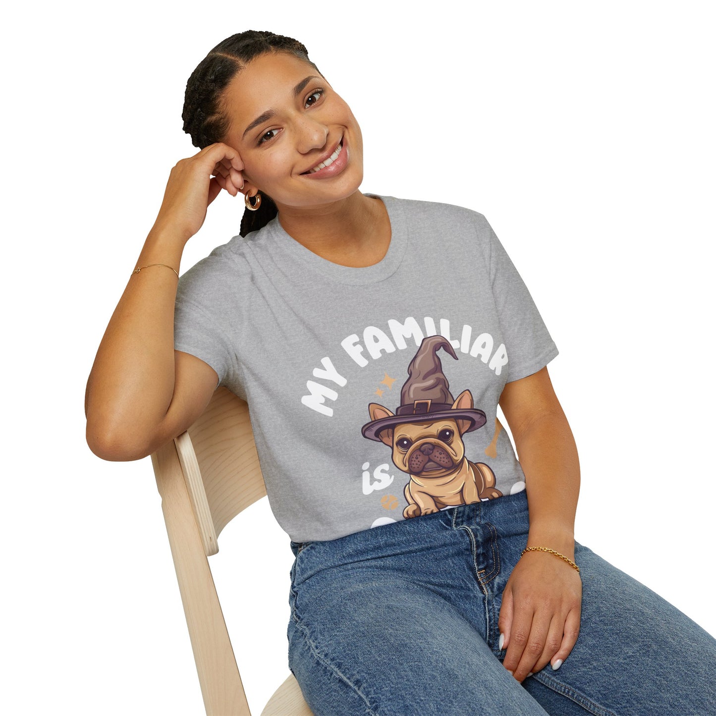 My Familiar is a Dog - Unisex Softstyle T-Shirt