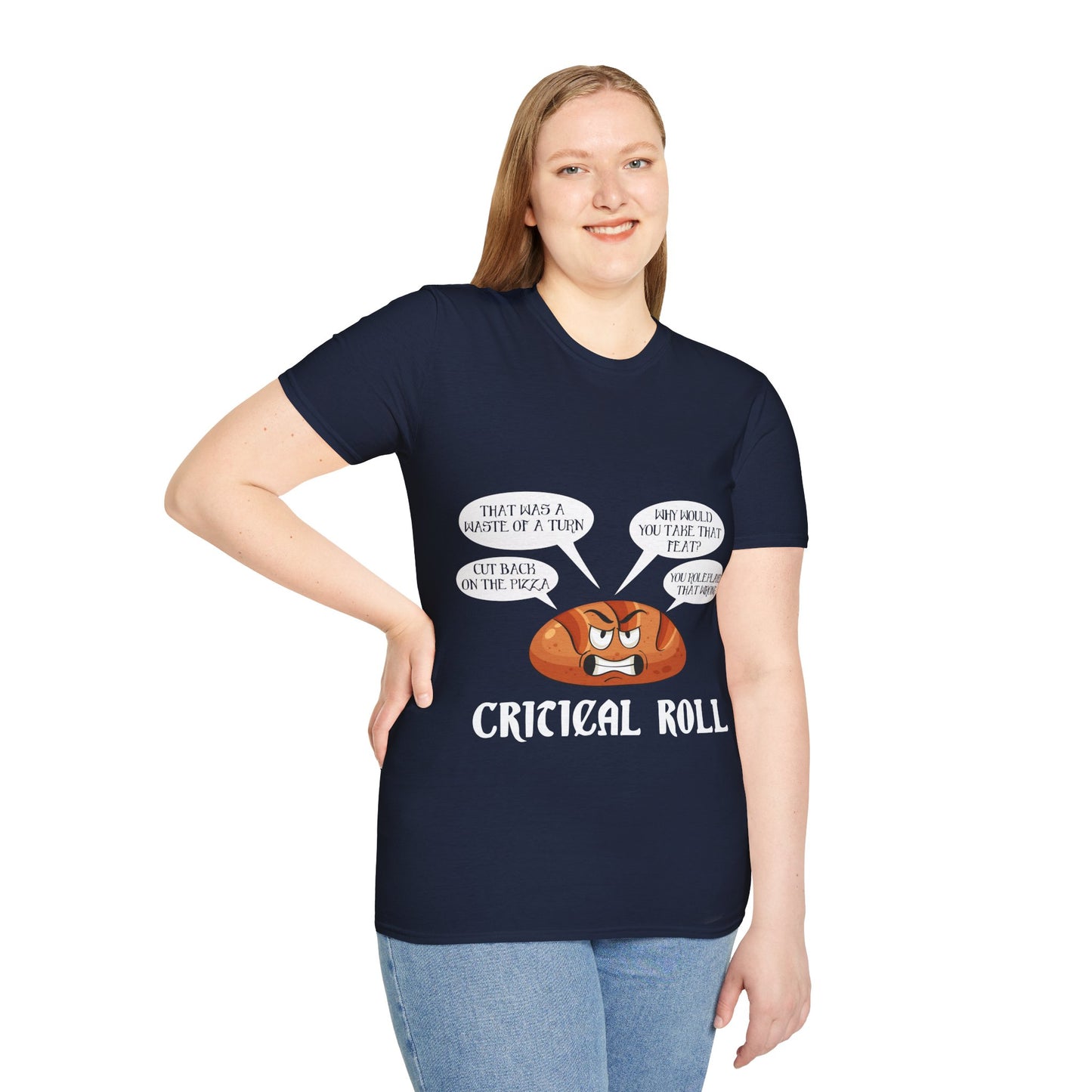 Critical Roll - Softstyle T-Shirt for Men and Women