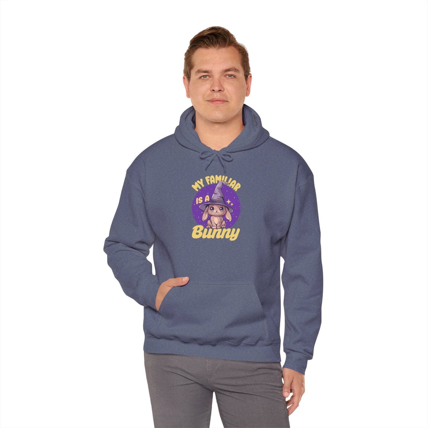 My Familiar is a Bunny - Heavy Blend™ Hoodie for Men and Women