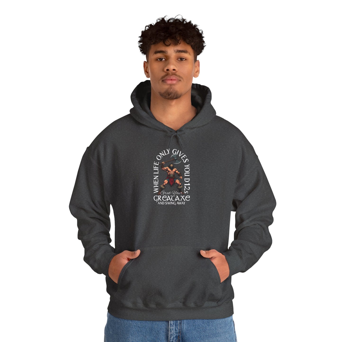 D12 Swing Away - Heavy Blend™ Hooded Sweatshirt for Men and Women